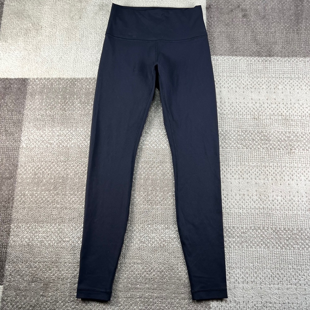 Lululemon Wunder Under High Rise Tight 28 Black Leggings W5BEHS Size 6